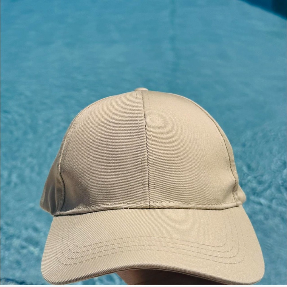 Beige Baseball Cap - Picture 2 of 3